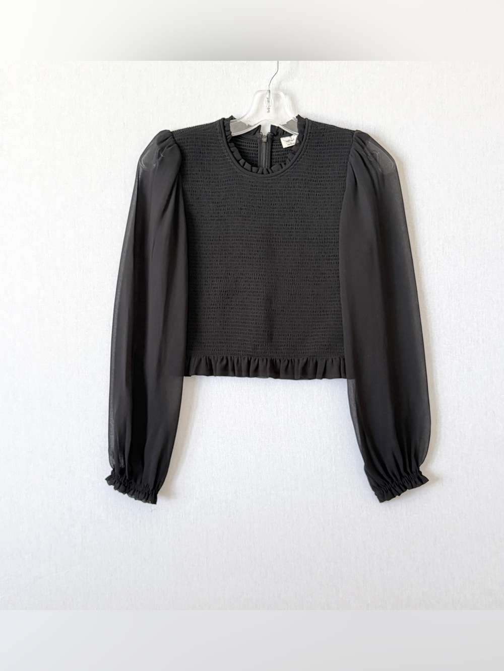 Aritzia Wilfred Tempest Blouse Black Size Small